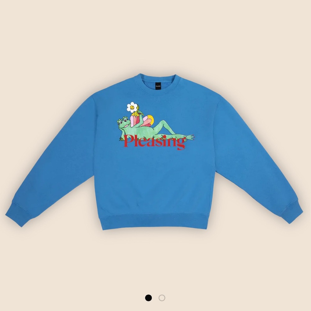 Pleasing Crewneck in sky blue